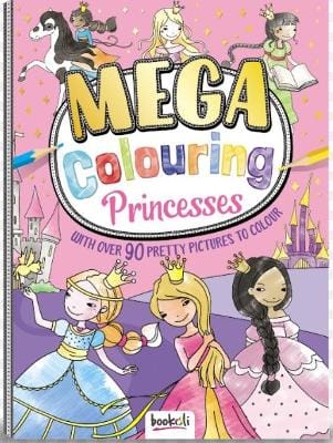 Bookoli: Mega Colouring Princesses [2022] paperback