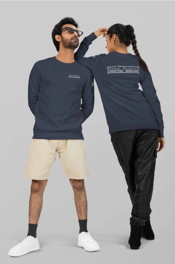 Bookstore Chapters: Chapters Street Sign Navy Sweatshirt Size Small [2024]
