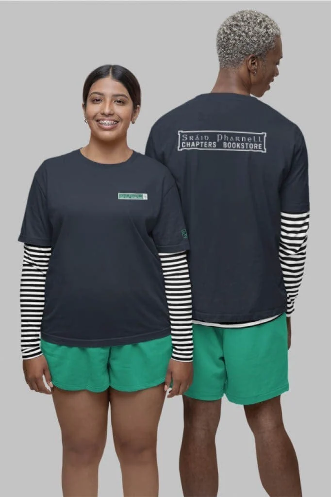 Bookstore Chapters: Chapters Street Sign Navy T-shirt Size X-large [2024]