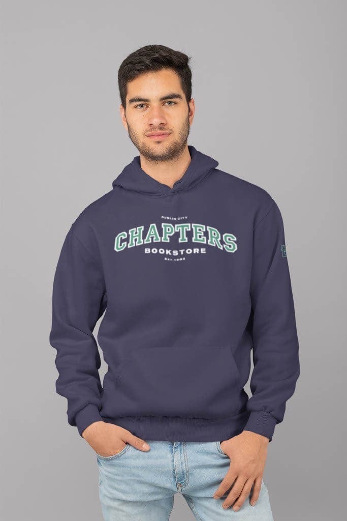 Bookstore Chapters: Chapters Varsity Navy Hoodie Size X-large [2024]