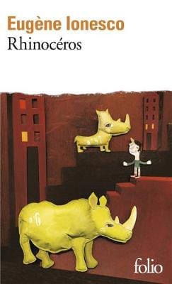 Eugene Ionesco: Rhinoceros (FRENCH) [1976] paperback