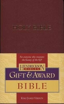 Hendrickson Publishers: KJV Gift and Award Bible - Burgundy [2006] paperback