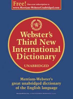 Philop Babcock Gove: Webster's Third New International Dictionary [1993] hardback